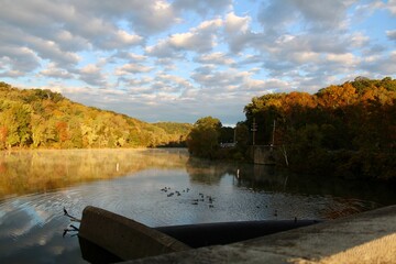 lake in autumn