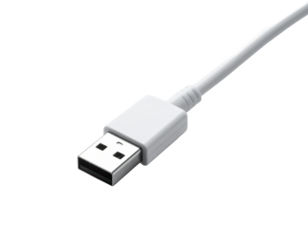 Digital Connector: A modern USB connector, symbolizing technology's connection. Clean, modern design. The sleek device sits, highlighting simplicity and connection.