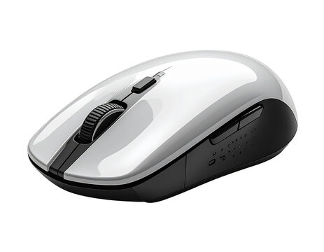 Wireless Mouse: A sleek, modern wireless mouse, seamlessly blending form and function. This ergonomic design promises precise control and effortless navigation.
