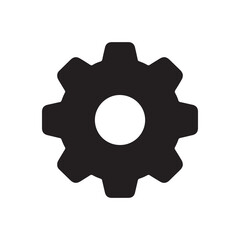 gear icon on white background. vector icon eps 10