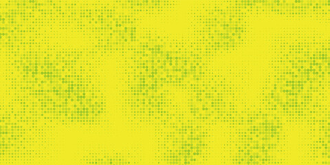 Dots halftone green color pattern gradient texture with technology digital background. Dots pop art comics with nature graphic design