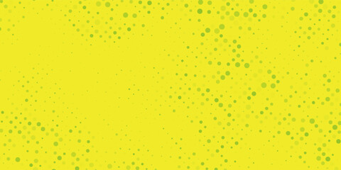 Dots halftone green color pattern gradient texture with technology digital background. Dots pop art comics with nature graphic design