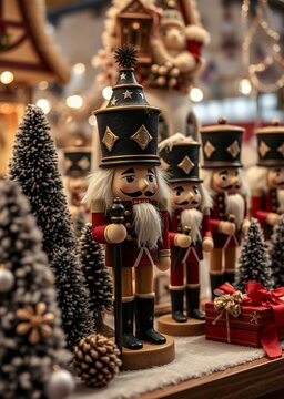 Weihnachtsmarkt seiffen erzgebirge deutschland x-mas christmas nutcrackers holiday  decoration christmas toy festive ornament