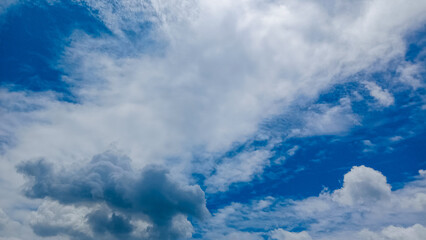Far up there, the sky will never be lonely because there are clouds that always accompany it