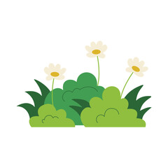 Obraz premium Green Grass Vector Illustration