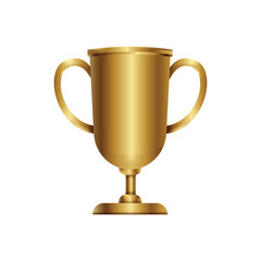 Golden trophy for element design