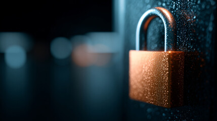 A hacker accessing digital networks, emphasizing cybersecurity, encryption, and user privacy, with glowing padlocks and secure internet interface in hyperrealistic detail.
