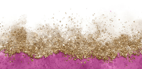 Watercolour and Glitter abstract background Modern abstract luxury wedding invitation designs or...