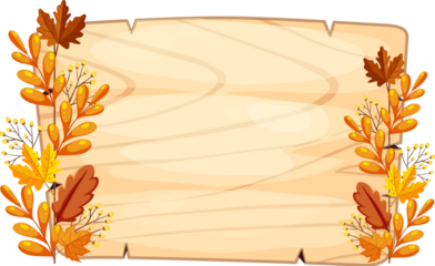 Autumn banner with orange leaves. Colorful autumn set of leaves, mashrooms and acorns. Vector illustration clipart leaves set autumn on white background isolated, vector plie of colorful leaves
