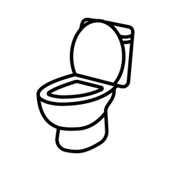 toilet bowl icon vector design template