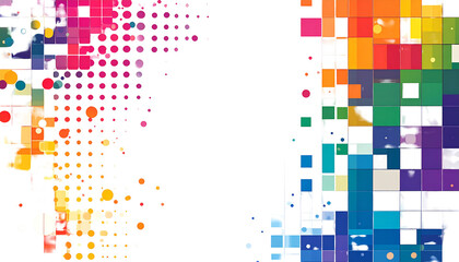 Colorful abstract geometric pattern