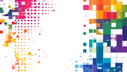 Colorful abstract geometric pattern