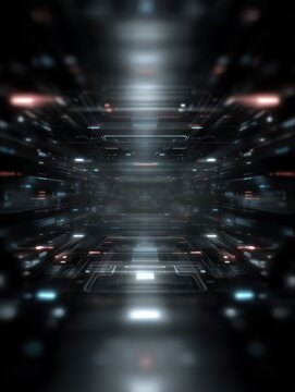 abstract generic hologram interface