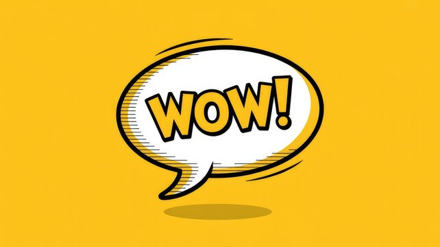 Exciting announcement graphic with bold "WOW!" text in a comic speech bubble