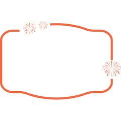 Obraz premium Cute Polaroid Christmas Frame 