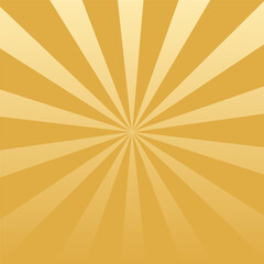 和風背景素材　金色の集中線　正方形　グラデーション