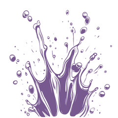 modern design illustration of vibrant splash design