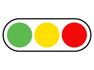 信号機マークのアイコン © Hiro