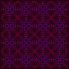 Traditional cloth with beautiful patterns. Modern Indonesian batik motif vector.