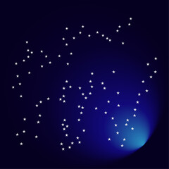 Star with gradient background