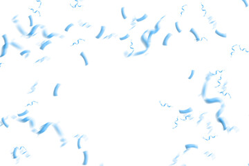 Celebrate any event with this bright blue confetti falling, a perfect festive addition to any design, adding a pop of fun and excitement for your audience