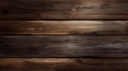 Fototapeta premium A wooden texture background, dark brown, planks, high detail