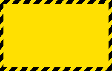 危険、注意、警告等を表す黄色と黒の背景イラスト