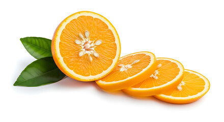 Orange leaf isolated on white background. Autumn foliage close-up.
