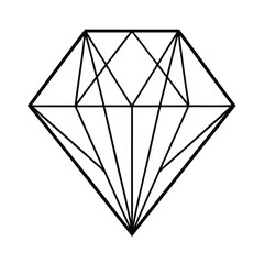 diamond vector illustration diamond crystal vector gem jewel stone jewelry illustration icon design symbol luxury art