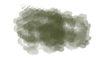 Mineral stone isolated on white transparent background