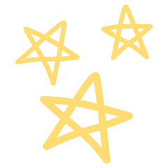 Hand drawn stars