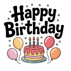 birthday cake with candles