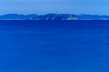 神奈川県茅ヶ崎海岸からの風景