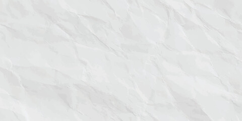 Crumpled White Paper Texture Background Vector Abstract Design