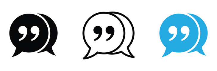 Share your thoughts with quote bubble icons for feedback and testimonials,Speech bubble collection.Set of speech bubble icon vector.Comment box icon vector set.Speech bubble comic buttons 