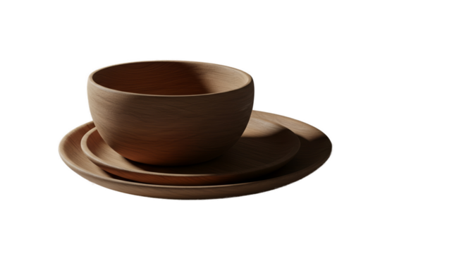 3D Realistic Coffee Cup And Saucer With Warm Lighting