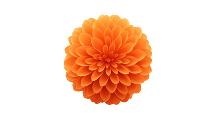 Naklejka na ściany i meble Orange flower symbolizing love in Day of the Dead, created AI, PNG