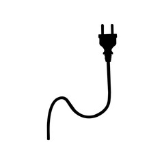 Electric plug isolated on white