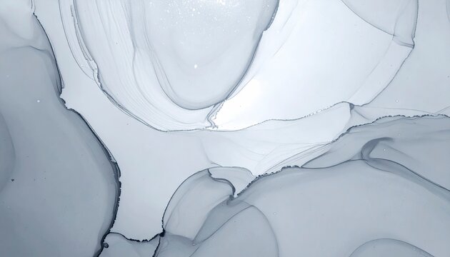 Elegant Gray Ink Wash Abstract Background Texture.