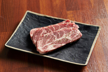 Pork Neck on a plate