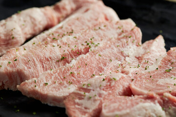 Pork Neck on a plate