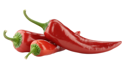 Fresh red chili peppers ready for spicy dishes and recipes