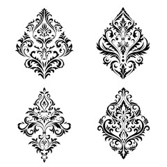 black and white lace