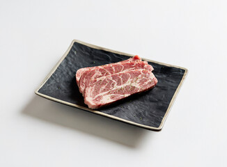 Pork Neck on a plate