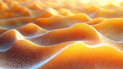 Abstract Golden Landscape - A Textured Microscopic View. - Powered by Adobe