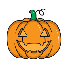 Cartoon Pumpkin As Halloween Ornament