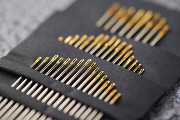 Needles in various sizes