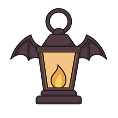 Illustration Of Candles To Celebrate Halloween