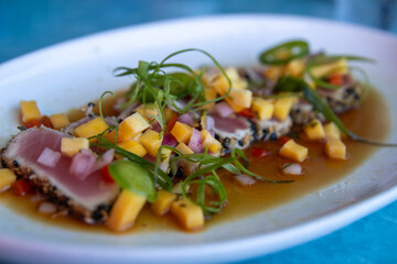 Seared Sesame Crusted Ahi Tuna