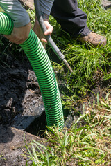 Draining a Septic Tank